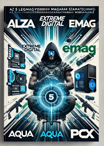 Az 5 legnagyobb magyar számítástechnikai webáruház